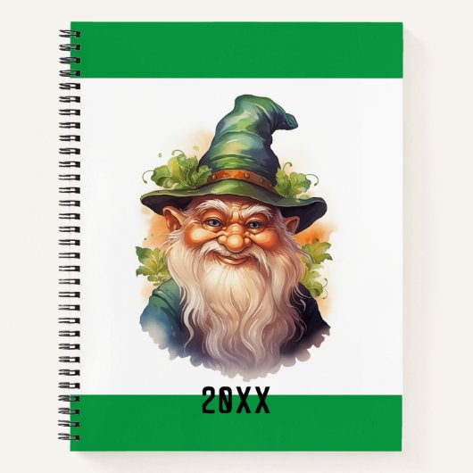 Carnet Green Garden Gnome (Devant)