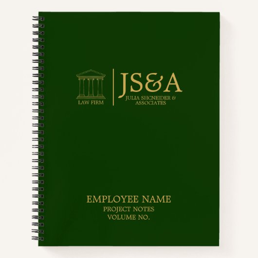 Carnet Green Gold Justice Columns Law Firm (Devant)