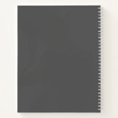 Carnet Green Gradient Heart Circles – Dark Grey Minimal (Dos)