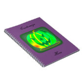 Carnet Green Jack olantern Halloween Thunder_Cove (Côté Droit)