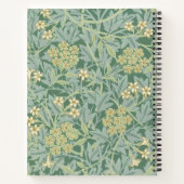 Carnet Green Jasmine Botanical Pattern Sketchbook (Dos)