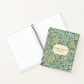 Carnet Green Jasmine Floral Pattern Sketchbook (Intérieur)