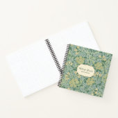 Carnet Green Jasmine Floral Pattern Sketchbook (Intérieur)
