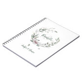 Carnet Green leave wreath (Côté gauche)