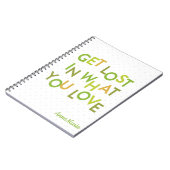 Carnet Green Lost Dans Ce Que Vous Aimez (Côté gauche)