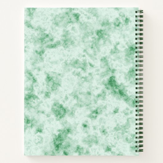 Carnet Green Marble Notebook (Dos)