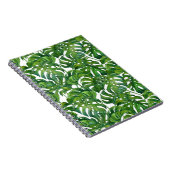 Carnet Green Monstera Feuilles Tropical sans couture (Côté Droit)