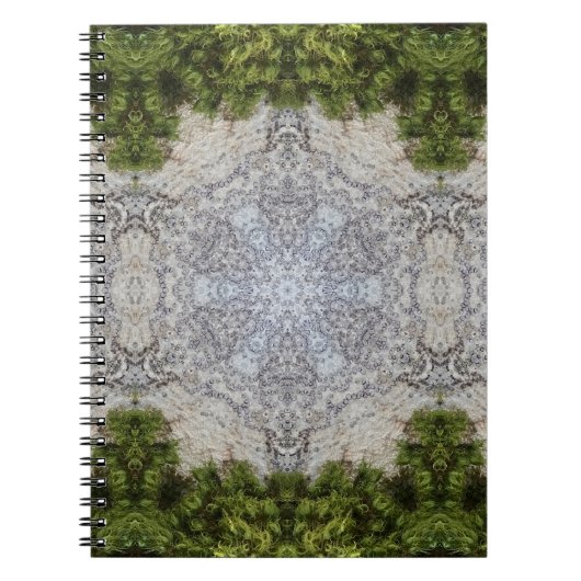 Carnet Green Moss & Earth Nature Art (Devant)