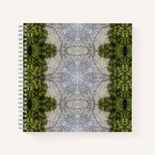 Carnet Green Moss & Earth Nature Art (Devant)