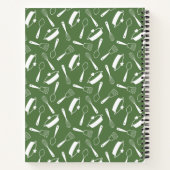 Carnet Green Round Corners Photo Collage Recettes de la f (Dos)