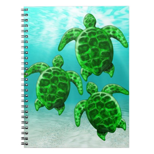 Carnet Green Sea Turtles (Devant)