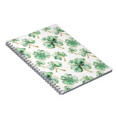 Carnet Green Shamrock St. Patrick's Day (Côté Droit)