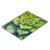 Carnet Green Succulent Plant Painting Botanical (Côté gauche)