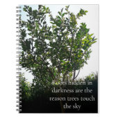 Carnet Green Tree Quote Notebook (Devant)