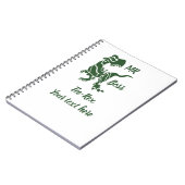 Carnet Green Trex le Boss Dino (Côté gauche)