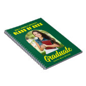 Carnet Green Yellow Graduate Photo Keepsaké (Côté Droit)