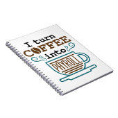 Carnet Greffier De La Paie Je Transforme Le Café En Paie (Côté Droit)