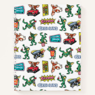Carnet Gremlins™ Autocollants Drôles Motifs
