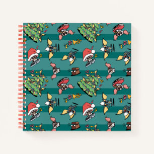 Carnet Gremlins   Motif de Noël comique