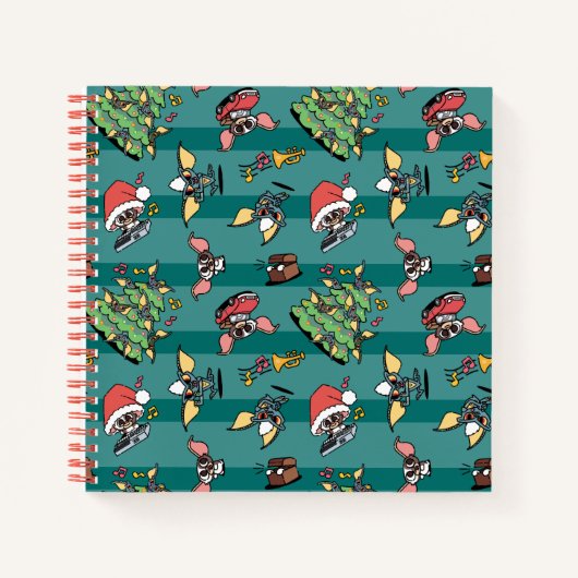 Carnet Gremlins | Motif de Noël comique (Devant)