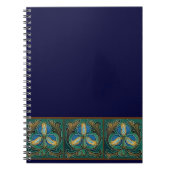Carnet Grenade bleue Majolica Art (Devant)