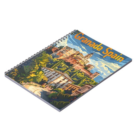 Carnet Grenade Espagne (Côté gauche)