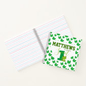 Carnet Grenouille 1er anniversaire de fête Invité (Intérieur)