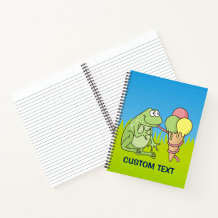Carnet Grenouille à crème glacée