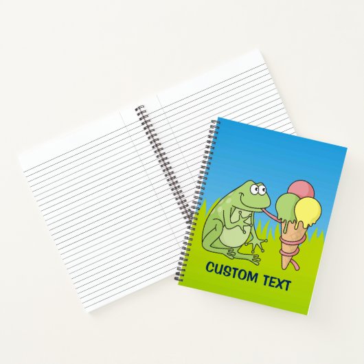 Carnet Grenouille à crème glacée (Intérieur)