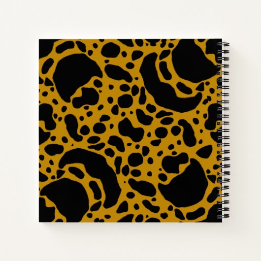 Carnet Grenouille à poison jaune (Dos)