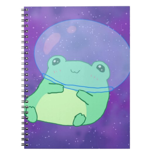 Carnet Grenouille Astronaut (Devant)