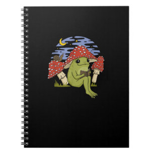 Carnet Grenouille avec chapeau de champignon - Cottagecor