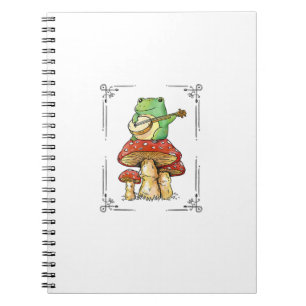 Carnet Grenouille Champignon Goblincore Conception Artist