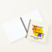 Carnet Grenouille colorée Doodles personnalisés Sketchboo (Intérieur)