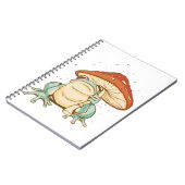 Carnet Grenouille cottagecore avec champignon (Côté gauche)