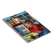 Carnet Grenouille dans la bibliothèque (Côté Droit)