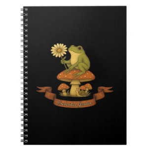 Carnet Grenouille de la maison de fée de jardin Cottageco