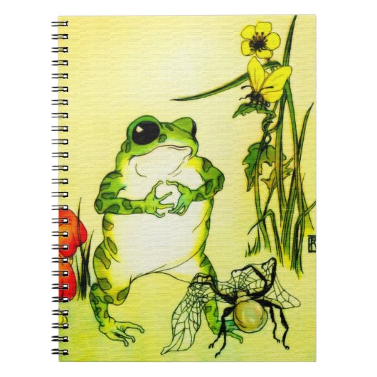 Carnet Grenouille de tache de rousseur (Devant)