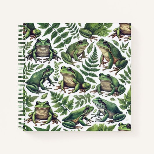 Carnet Grenouille des forêts (Devant)