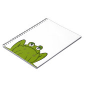 Carnet Grenouille drôle mignonne (Côté gauche)