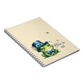 Carnet Grenouille élégante - C'est l'heure de manger (Côté Droit)