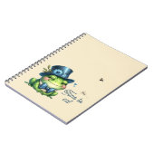 Carnet Grenouille élégante - C'est l'heure de manger (Côté gauche)