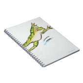 Carnet Grenouille en saut 2 (Côté Droit)