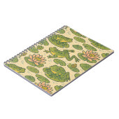 Carnet Grenouille et lili pads Grenouilles Nénuphars (Côté gauche)