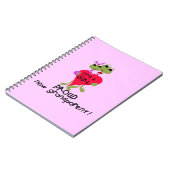 Carnet Grenouille Fière grand-parent des cadeaux de fille (Côté gauche)