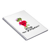 Carnet Grenouille fière grand-parent des cadeaux de garço (Côté Droit)