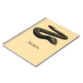 Carnet Grenouille jaune beurre vert et orange (Côté gauche)
