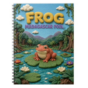Carnet Grenouille Madagascar Piscine Moderne KlayKoo