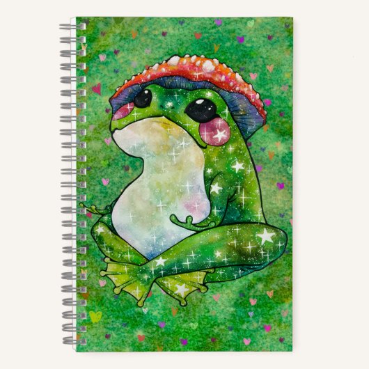 Carnet Grenouille nommée Clover (Recto)