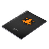 Carnet Grenouille orange (Côté gauche)